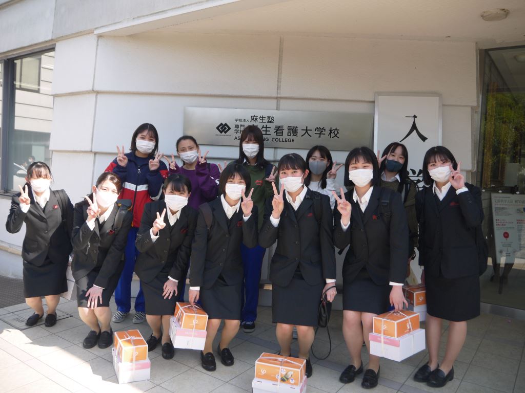 看護科 62回生 入学式 専門学校 麻生看護大学校 福岡の専門学校 麻生専門学校グループ